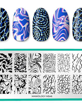 Maniology曼妮芝美甲印花板M549-涂鸦艺术