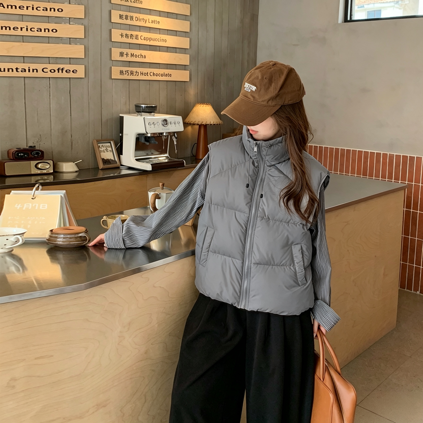 2026新款秋冬韩系面包服马甲女