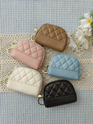 Маленький кошелек, сумка через плечо, картхолдер с молнией, маленькая сумка клатч, ключница, в корейском стиле