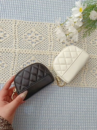 Маленький кошелек, сумка через плечо, картхолдер с молнией, маленькая сумка клатч, ключница, в корейском стиле