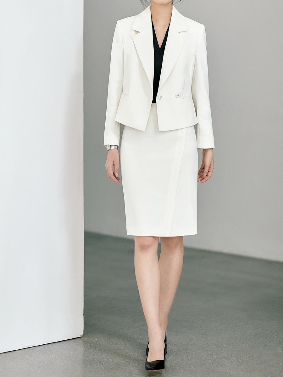 有帆中长裙通勤开叉西裙