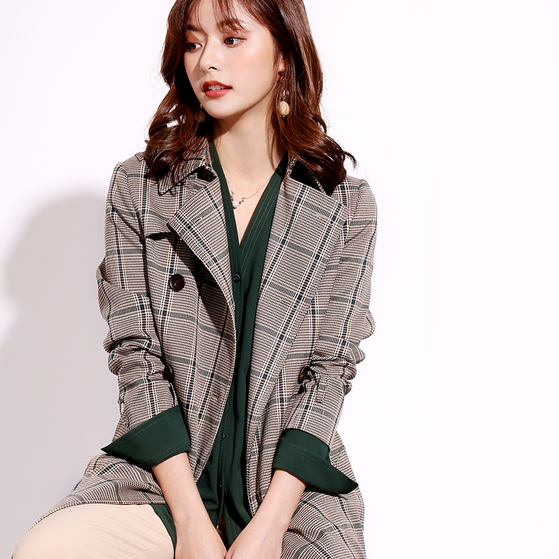 你是我的马思纯中长款风衣外套