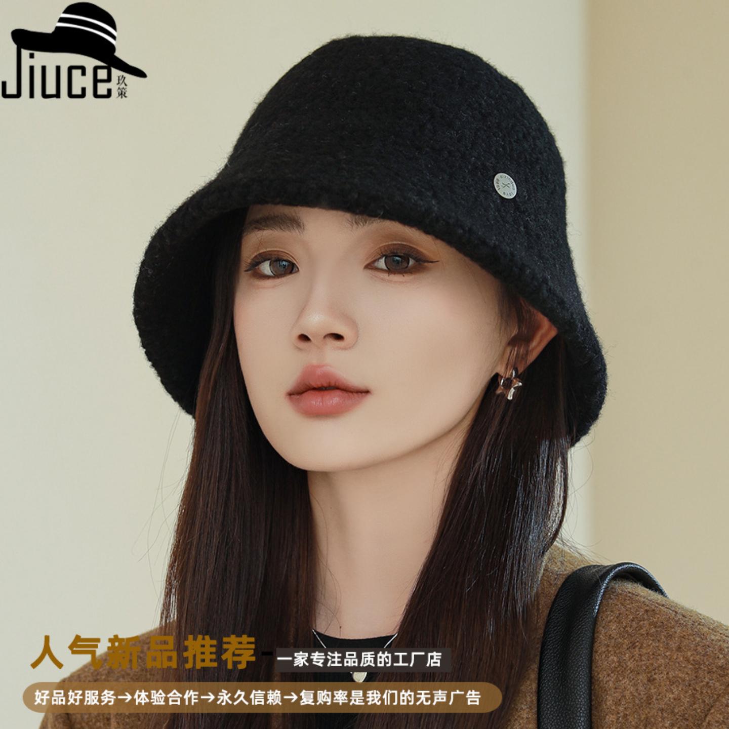 小红书网红推荐颗粒羊毛水桶帽