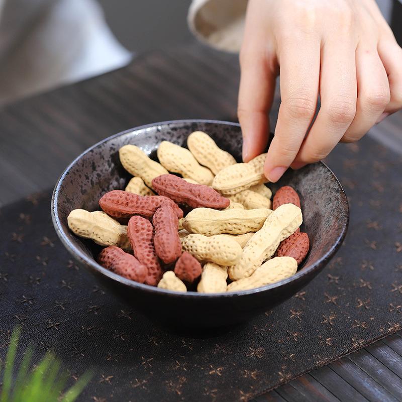宜兴紫砂茶宠花生仿生