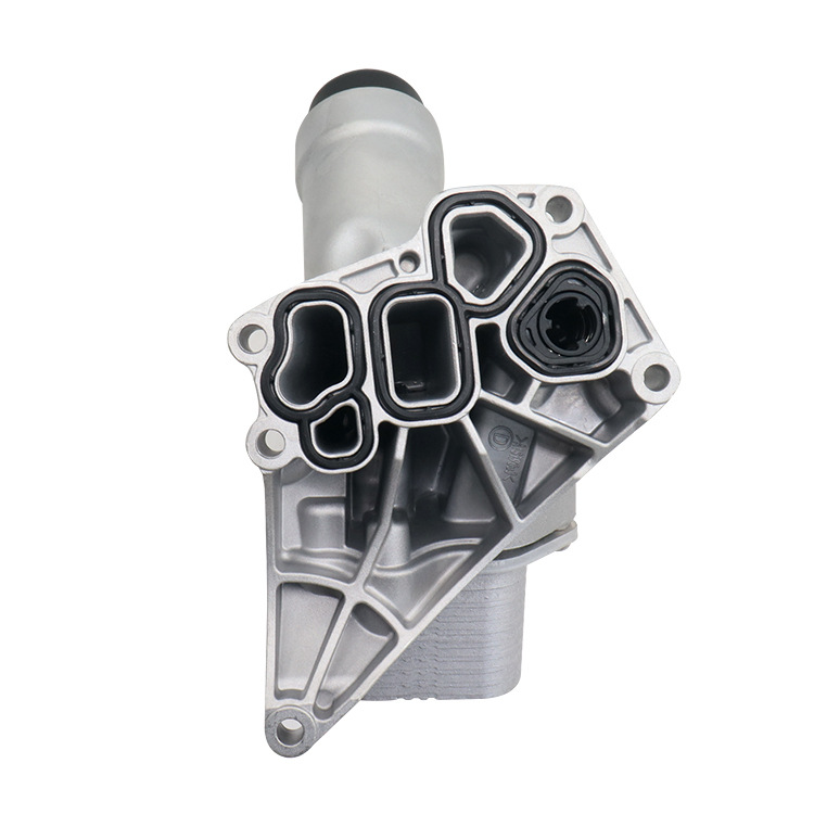 发动机机油冷却器总成 机滤底座 铝适用于宝马G30 11428580414