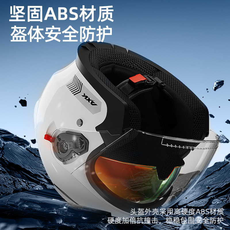 A类防雾新国标3C认证电动车头盔女冬季保暖摩托车全盔男四季通用