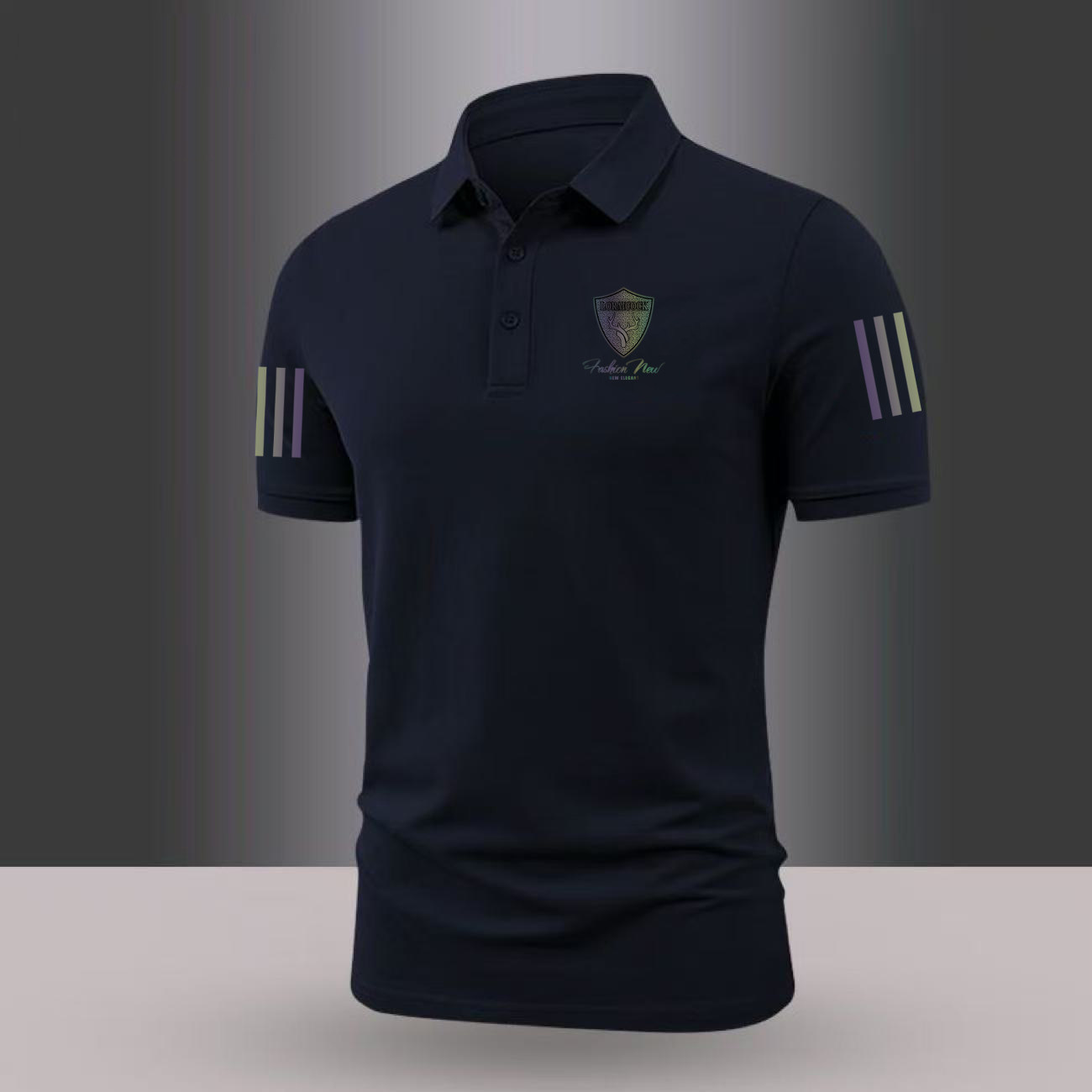 潮牌男士夏季POLO潮流短袖T恤公鸡休闲新款翻领百搭时尚半袖上衣,男装,Polo衫,淘宝优惠券,粉丝福利购,淘宝优惠卷