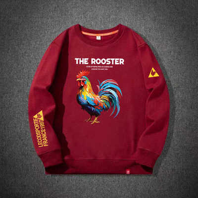 时尚圆领卫衣长袖卫衣修身