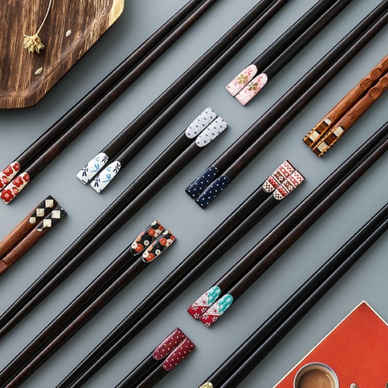 日式10双尖头筷子家用竹木筷子防滑防霉环保单人装创意筷子套装,餐饮具,筷子,淘宝优惠券,粉丝福利购,淘宝优惠卷