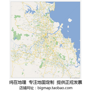 澳大利亚布里斯班Brisbane地图 留学旅游行社区域划分书房贴图