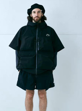 西山好牛COMFY户外机能防水盐缩休闲短裤CMF宽松五分裤24SS新款潮