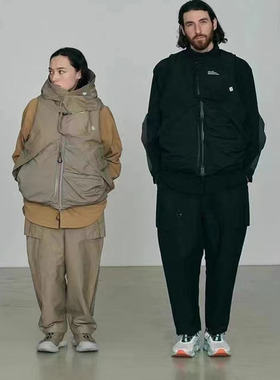 西山好牛COMFY户外机能防泼水防风休闲潮CMF立体裁剪登山羽绒马甲