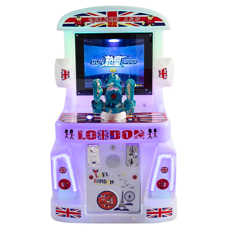 新款投币游戏机儿童赛车机双人射击弹珠游艺机电玩设备室内游乐场