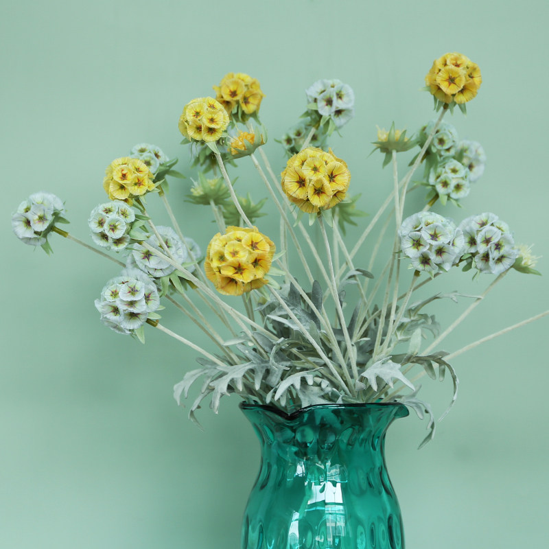 北欧风小清新仿真花风车果假花 客厅玄关装饰奶油风花艺拍照道具