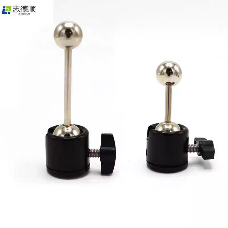 手机直播支架双球型360度旋转云台圆孔型手机夹横拍竖拍俯拍