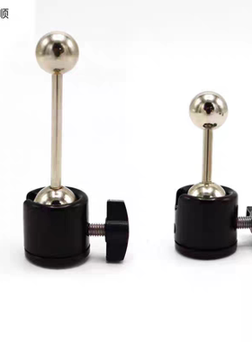 手机直播支架双球型360度旋转云台圆孔型手机夹横拍竖拍俯拍