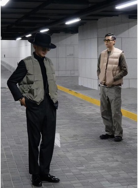 Bardoc 23aw【售罄展示】白鸭绒通勤户外绗缝羽绒马甲男女款