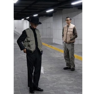 白鸭绒通勤户外绗缝羽绒马甲男女款 售罄展示 23aw Bardoc