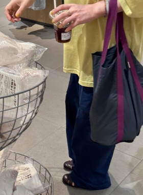 WINNOWx UNI PERRO简约休闲轻量化购物袋手提包折叠包