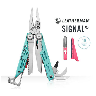 美国莱泽曼LEATHERMAN SIGNAL烽火战术工具钳户外多用折叠钳湖蓝