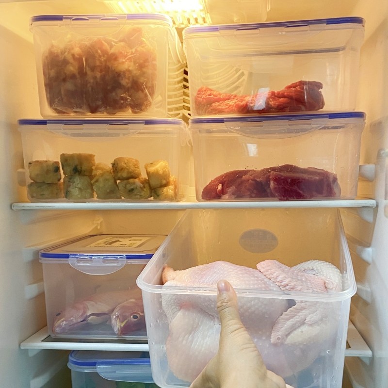 冰箱收纳盒冰柜冷藏冷冻塑料盒食品分类展示盒密封大号商用保鲜盒,餐饮具,保鲜盒,淘宝优惠券,粉丝福利购,淘宝优惠卷