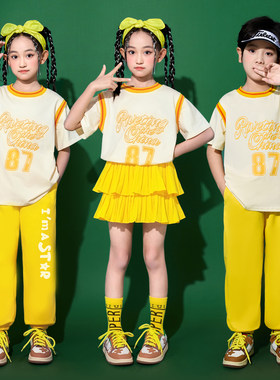 儿童啦啦队演出服幼儿园舞蹈服装