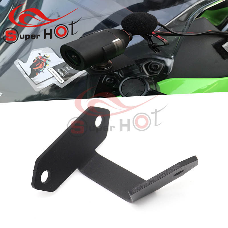 适用川崎忍者650 17-20ninja650行车记录仪支架 左行车记录仪器座