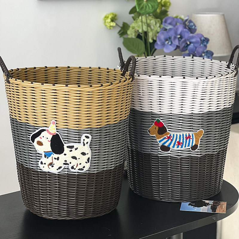 收纳篮可爱腊肠狗收纳筐大容量