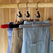 架裤 夹无痕家用衣柜裤 衣架多功能裤 汉服防滑裤 挂裙子挂架挂裤 子架