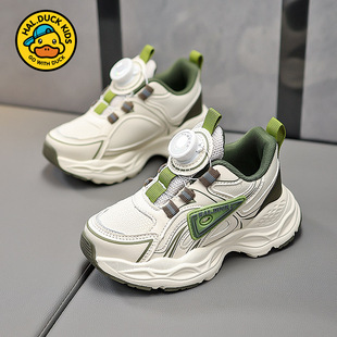 休闲鞋 G.Duck.Hello小黄鸭男童鞋 防水皮面儿童跑步鞋 新品 2025秋季
