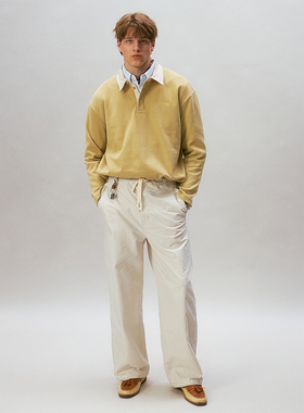 化学制品 阔腿系带休闲裤 P7_CRM_CHINOS