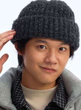 化学制品 显脸小的蓬松针织帽 C7_DGY_BEANIE