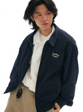 化学制品 灯芯绒小夹克  J2_BLU_WORKJACKET