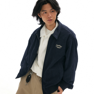 化学制品灯芯绒小夹克