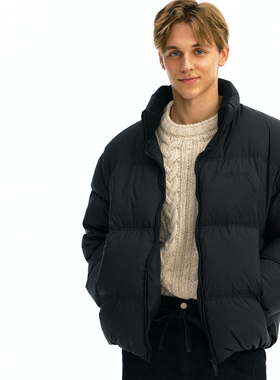 化学制品 轻盈的基础羽绒服 J1_BLK_PUFFERJACKET