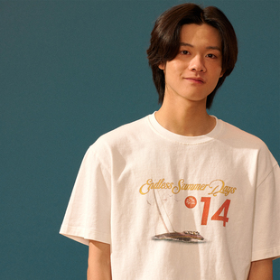 化學製品 「夏日物语」海滩T恤 T2_WHT_TSHIRT