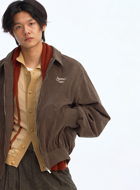 化学制品 灯芯绒小夹克 J2_BWN_WORKJACKET