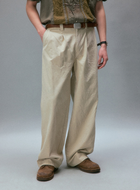 化学制品 舒服的南青山宽松休闲裤 P2_GRY/KHI_CHINOS