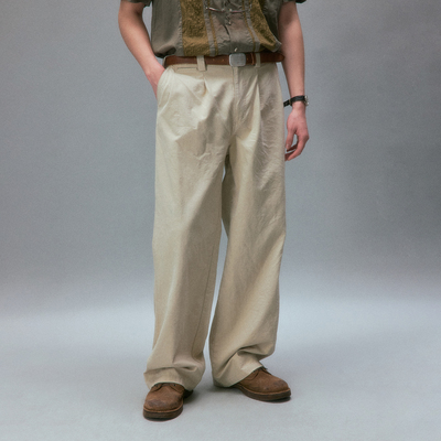 化学制品 舒服的南青山宽松休闲裤 P2_GRY/KHI_CHINOS