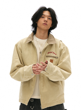 化学制品 烟草公司工作棉服底特律夹克 J2_BLK/KHI_DETROITJACKET
