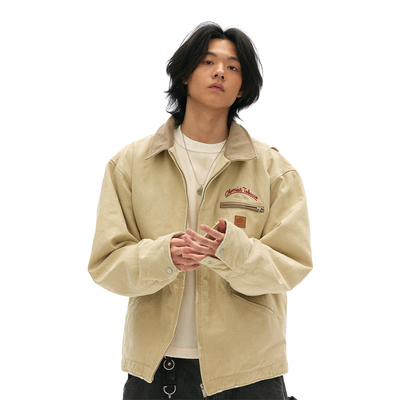 化学制品 烟草公司工作棉服底特律夹克 J2_BLK/KHI_DETROITJACKET