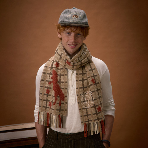 化学制品 牧场格纹毛织围巾 A_KHI_SCARF