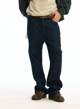 化学制品 穿上回到90's 复古微喇 轻水洗牛仔裤 P5_NVY_JEANS