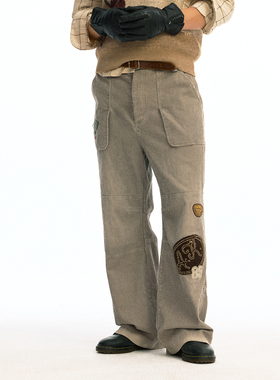 化学制品 阿拉斯加猎鹿人 营地补丁灯芯绒裤 P4_BWN/GRY_CHINOS