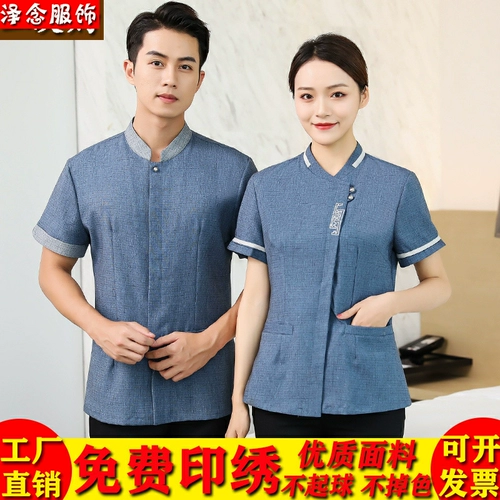 Комнатный летний комплект для отеля для работы, короткий рукав