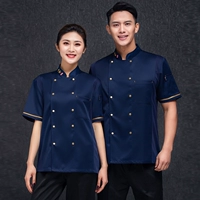 Короткий синий топ