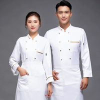 Белый лонгслив, фартук