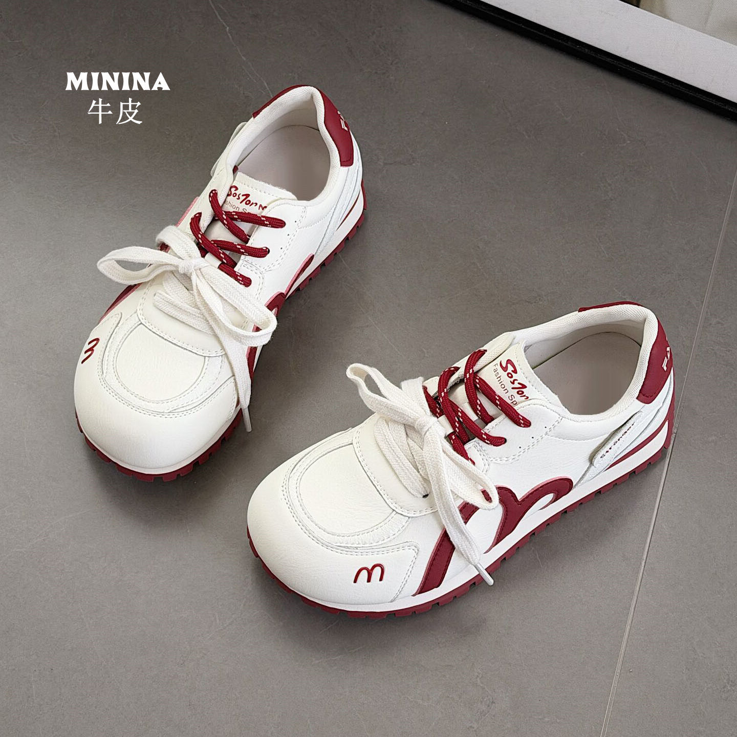 纯皮休闲运动鞋女轻便内增高软底可爱时尚显脚小2026广州小白鞋春,女鞋,时尚休闲鞋,淘宝优惠券,粉丝福利购,淘宝优惠卷