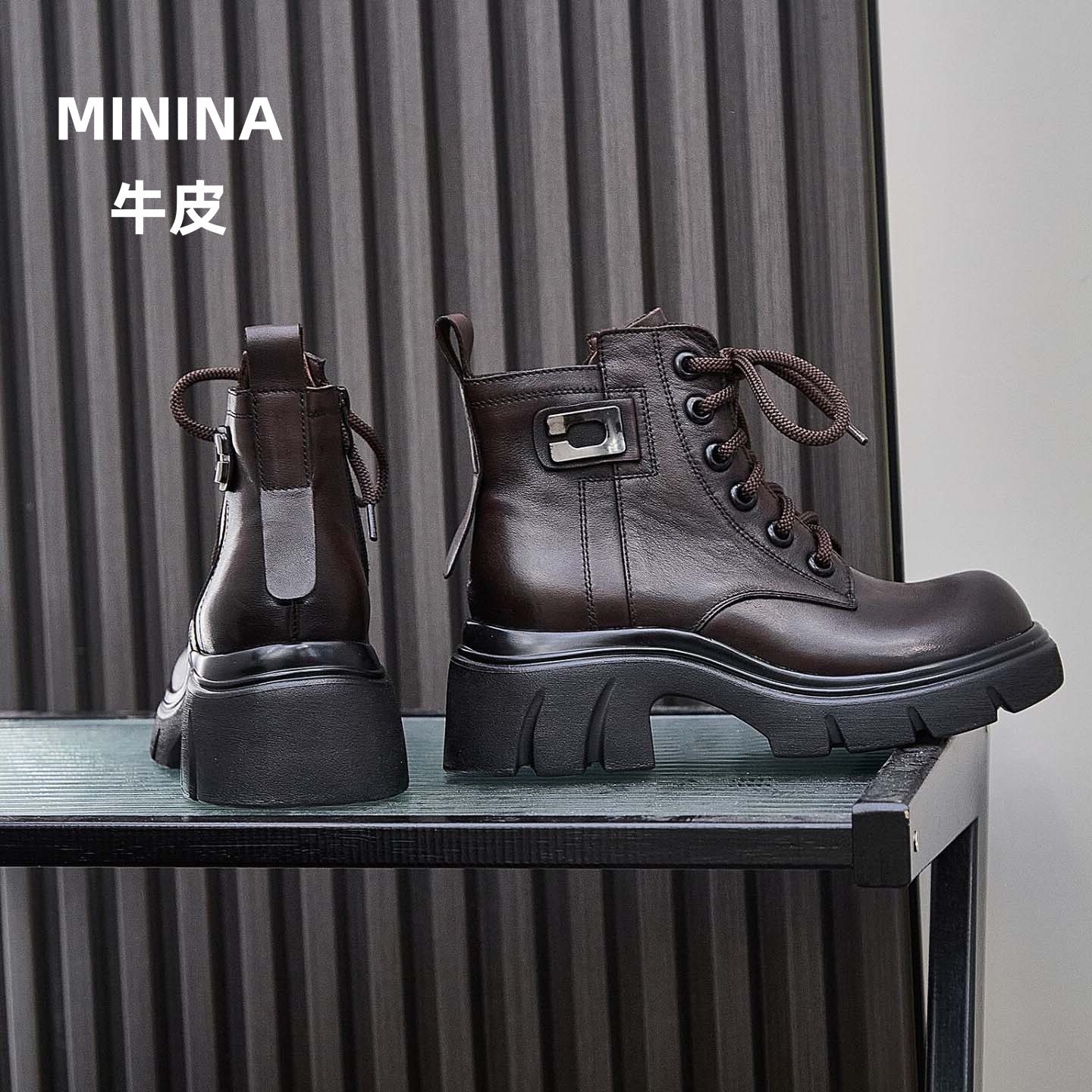 纯皮马丁靴舒适轻便软底广州高端