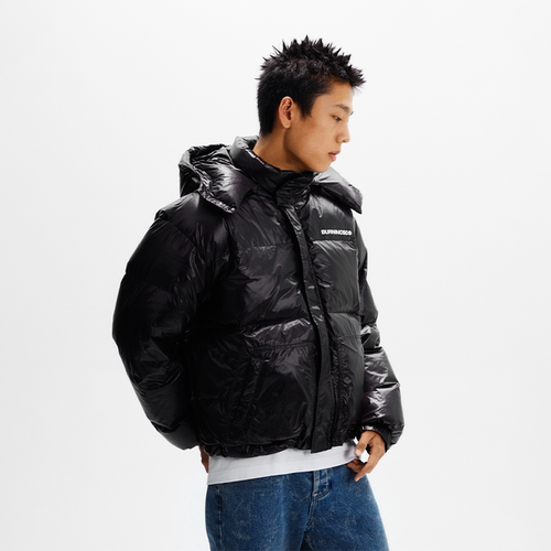 横排LOGO羽绒服冬季面包服